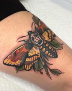 Neo Traditional Moth